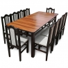 Set masa rustic wenge + 10 scaune