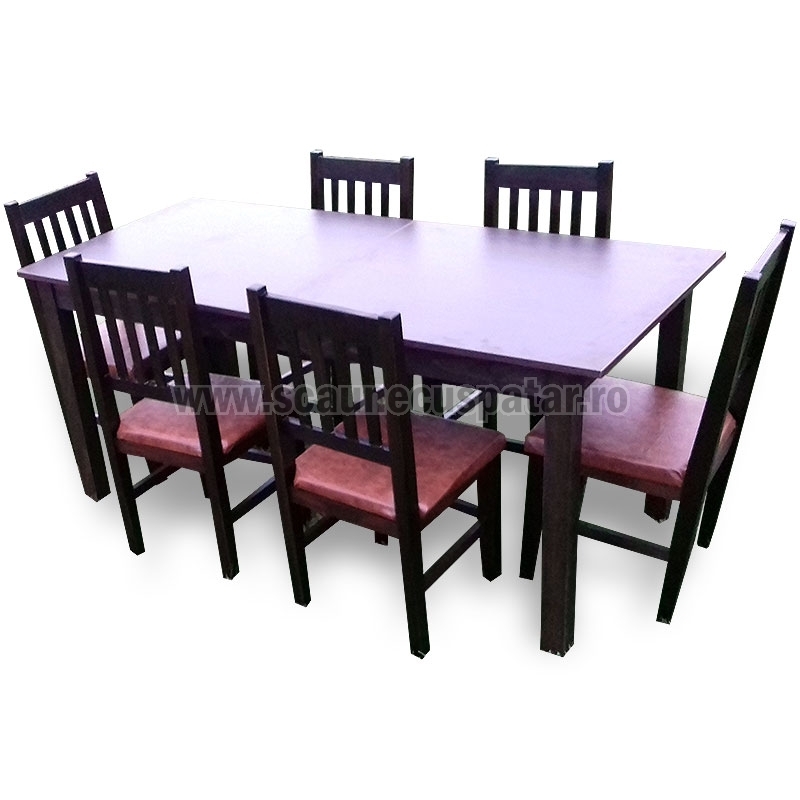 Set masa extensibila + 6 scaune MM4